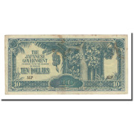 Billet, MALAYA, 10 Dollars, Undated (1944), KM:M7c, TB - Malesia