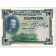 Billet, Espagne, 100 Pesetas, 1925, 1925-07-01, KM:69c, TTB+ - 100 Pesetas