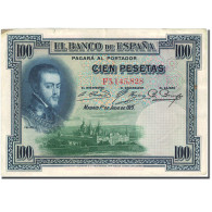 Billet, Espagne, 100 Pesetas, 1925, 1925-07-01, KM:69c, TB - 100 Peseten