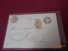 Lettre D Espagne De 1873 A Destination De Perthus - Covers & Documents