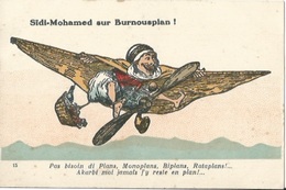 CPA  Sidi-mohamed Sur Burnousplan ! Avion ( Illustrateur CHAGNY) - Chagny