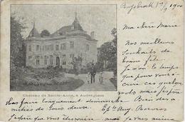 Château De Saint-Anne,   à  Auderghem.  -   Zeer  Zeldzaam!   -   1900 Naar  Ostende - Oudergem - Auderghem