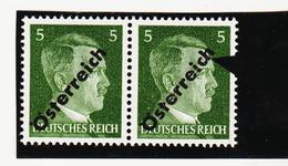 NEU1205 ÖSTERREICH 1945 Michl 660 PLATTENFEHLER "ch" Unten Verbunden Mit VERGLEICHSTÜCK SIEHE ABBILDUNG - Variétés & Curiosités