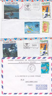 LOT DE 4  LETTRES, De NOUMEA ,  1980  à 1986 ( L0818/53) - Collezioni & Lotti