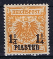 DP Türkei  Mi 9ba Dunkel Orange  MH/* Flz/ Charniere Signed/ Signé/signiert Bothe BPP - Deutsche Post In Der Türkei