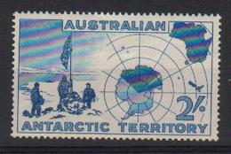 AUSTRALIA 1957 AUSTRALIAN ANTARCTIC TERRITORY AAT 1957 EXPEDITION AT VESTFOLD HILLS & EXPLORERS MAP OF ANTARCTICA HM SG1 - Neufs