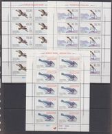 South Africa 1997 Antarctica / Wildlife 3v Sheetlets ** Mnh (40239) - Nuevos