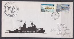 British Antarctic Territory (BAT) 1989 FS Polarstern Ca Halley Cover Ca 18 Ja 89 (F7403) - Storia Postale