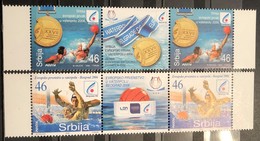 Serbia, 2006, Mi: 148/49, Pairs With Labels (MNH) - Water-Polo