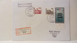 DDR : E-Brief ABC-SoMke In MiF DP-Mkn 70 U. 100 Pf -portogenau 20.12.90 Aus Guben(Stpl)-R-Zettel Noch(304) Knr: 3353 Ua. - Labels For Registered Mail