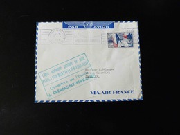 LETTRE   LIGNE AERIENNE POSTALE DE NUIT  PARIS - LYON - MONTPELLIER - TOULOUSE. OUVERTURE ESCALE CLERMONT - FERRAND - 1927-1959 Lettres & Documents
