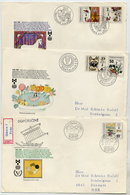 CZECHOSLOVAKIA 1981 Children's Book Illustration Bienniale On Three FDCs.  Michel 2630- - FDC