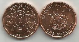 Uganda 1 Shilling 1987. High Grade - Uganda