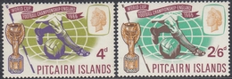Pitcairn Islands 1966 - World Cup Football Championships In England - Mi 60-61 ** MNH - Islas De Pitcairn