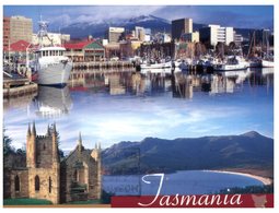 (600) Australia - TAS - Hobart  (with Stamp At Back Of Card) - Hobart