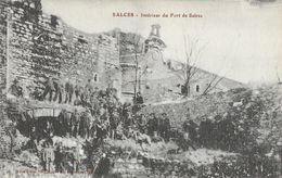Salces (Pyrénées Orientales) - Intérieur Du Fort De Salces - Edition Brun, Carte Non Circulée - Salses