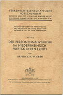 Verkehrswissenschaftliche Forschungen - Aus Dem Verkehrs-Seminar An Der Westf. Wilhelms-Universität Zu Münster I. W. - H - Transport