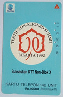Indonesia   140 Units " Tenth Non Aligned Summit Jakarta 1992 " - Indonesia