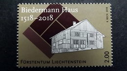Liechtenstein 2018 **/mnh, Biedermann Haus - Neufs