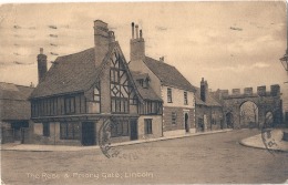 ***  LINCOLSHIRE *** The Rest Priory Gate LINCOLN - Stamped TTB - Lincoln