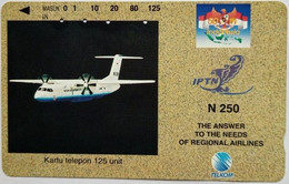 Indonesia 125 Units  " IPTN  N250 Airplane  " - Indonesia