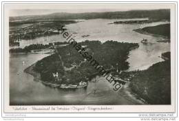 Berlin - Wannsee - Nikolskoe - Pfaueninsel - Fliegeraufnahme - Foto-AK - Wannsee