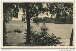 Neustadt In Holstein - Ausblick Vom Hotel Seeburg Auf Die Yachtschule - Foto-AK Gel. 1931 - Neustadt (Holstein)