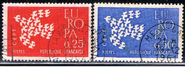3F 162 // Y&T 1309,1310 // 1961 - Used Stamps