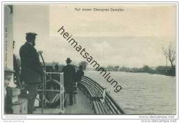 Auf Einem Oberspree Dampfer Ca. 1900 - Köpenick