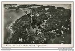 Berlin-Wannsee - Nikolskoe - Pfaueninsel - Fliegeraufnahme - Foto-AK - Wannsee