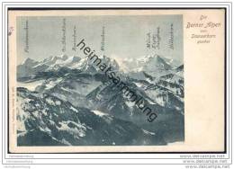 Die Berner Alpen Vom Stanserhorn Gesehen 1902 - Stans