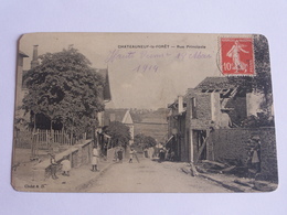 Chateauneuf La Foret - Rue Principale - Cpa - 1914 - Chateauneuf La Foret