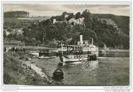 Polle - Blick Auf Die Burg - Ausflugsdampfer - Foto-AK 50er Jahre - Bodenwerder