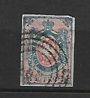 1860 . KINGDOM  OF POLAND  No.1 IMPERFORATE STAMP  RUSSIAN  ARMS  10 Kop. - ...-1860 Prephilately
