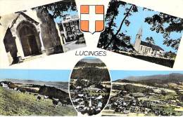 74 - LUCINGES : Multivues  - CPSM Dentelée Colorisée PF - Haute Savoie - Other & Unclassified
