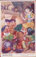 1938 Valentine's Seven Dwarfs Snow-White Film Sneeuwwitje Blanche Neige Disney Walt Old (fold) - Other & Unclassified