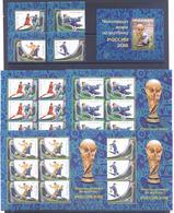 2018. World Soccer Cup Russia'2018, 4v + S/s + 4 Sheetlets, Mint/** - 2018 – Rusia