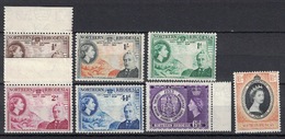 Northern Rhodesia 1953, Lot With 7 Stamps **, MNH - Rodesia Del Norte (...-1963)