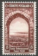 Turkey - 1938 Izmir International Fair 8k MH *   Mi 1026   Sc 796 - Unused Stamps