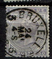 41  Obl  BXL 3  +8 - 1883 Léopold II