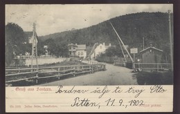 AUSTRIA SAUTERN PITTEN OLD POSTCARD 1902 - Pitten