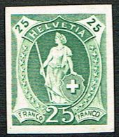 * ESSAIE DE TIMBRE 1882 C/.S.B.K. Nr:25c. COULEUR VERT JAUNE  .* - Unused Stamps