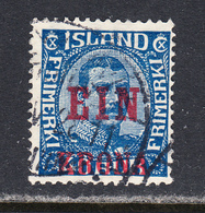 Iceland 1926 Cancelled, Sc 150, Mi 121 - Usados