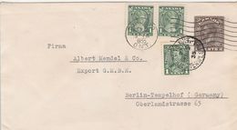 Canada Entier Postal Pour L'Allemagne 1935 - 1903-1954 De Koningen