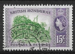 BRITISH HONDURAS  1953 -1957 Country Images  Queen Elizabeth II  Mayan Frieze  Used - British Honduras (...-1970)