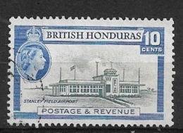 BRITISH HONDURAS  1953 -1957 Country Images  Queen Elizabeth II  Stanley Field Airport - British Honduras (...-1970)
