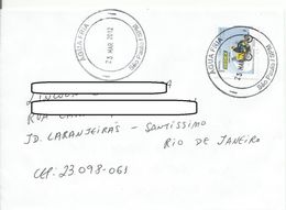 LSJP BRAZIL COVER SEAL AGUA FRIA - COLD WATER - 2012 - Lettres & Documents