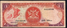 TRINIDAD AND TOBAGO P36d 1 DOLLAR 1985  #PX     FINE - Trinidad En Tobago