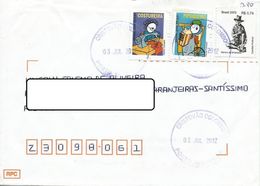 LSJP BRAZIL COVER SEAL CRISTOVÃO COLOMBO 2012 - Lettres & Documents