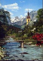 Ramsau - Bei Berchtesgaden Kirche Mit Reiteralpe - Formato Grande Non Viaggiata – E 7 - Verzamelingen & Kavels